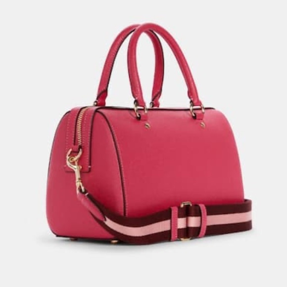 COPY - 🆕 COACH | Signature Pink Rowan Satchel RETAILS 315 - Picture 6 of 16
